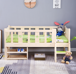 <b>Solid</b> <b>Wood</b> King Size Wall <b>Bed</b> Canopy Traditional Design Natural Style Home Hotel School <b>Single</b> Wooden Kids' <b>Bed</b> - Product Image 2