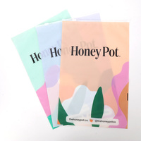 Pochette en plastique CPE refermable, résistante à l'humidité, imprimée en gravure personnalisée, pour l'emballage de vêtements