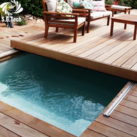 Couverture de piscine extérieure motorisée automatique coulissante de marque Water Crown personnalisée 2025