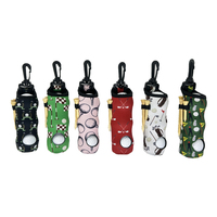Pochette pour accessoires de sac de golf en néoprène avec porte-t-shirt porte-clés clip de ceinture et crochet-Cadeaux de golf