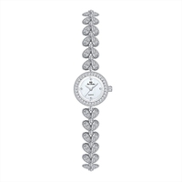Jam Tangan Wanita Mewah Sederhana Dial Kecil Rose Gold Silver Stainless Steel Gerakan Kuarsa Tahan Air Jam Tangan Wanita