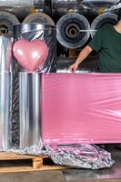 Film métallisé réfléchissant coloré pour ballons promotionnels et solutions d'emballage brillantes