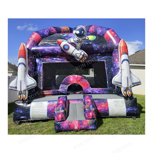 Spacewalker Inflatable thư bị trả lại Nhà Thiên Hà Bouncer với bóng rổ Hoop không gian chủ đề Inflatable nhảy <span class=keywords><strong>Trampoline</strong></span> cho bữa tiệc - Product Image 1