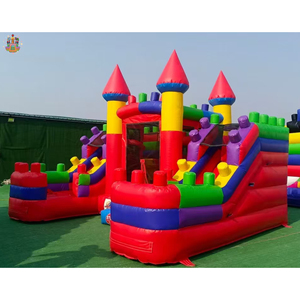 Parc <span class=keywords><strong>d</strong></span>'attractions gonflable pour enfants Nova Fun, combo château gonflable, toboggans, brincolines gonflables - Product Image 4