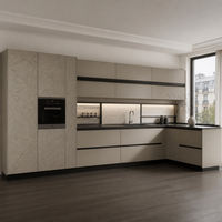 Îlot de cuisine et salle à manger intégrés de luxe moderne, mobilier sur mesure pour toute la maison, idéal pour la rénovation résidentielle et les projets immobiliers