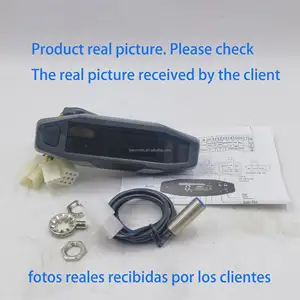 Mexique accesorios medidor moto système électrique odomètre numérique tachymètre universel moto compteur de vitesse