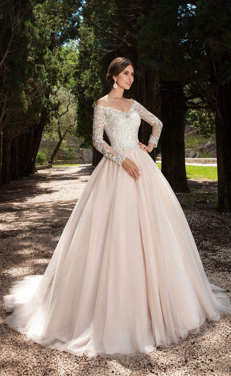 ivory wedding dresses Long Sleeve Modest Lace Wedding Dresses High Neck Backless Ivory Wedding Dresses AWD1091