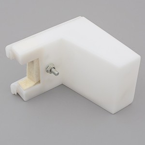 Boîte de récupération d'huile en forme de L Schindler HLP68 85x93mm pour rail de guidage de contrepoids de cabine d'ascenseur avec feutre - Product Image 3
