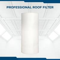 Filtre à air pour cabine de peinture, classe F5, purificateur d'air de plafond, média filtrant en fibre de verre, média filtrant en coton, rouleau