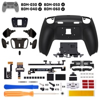 Kit de Palancas Traseras RISE4 Plus MAX de Metal Negro Reforzado con Goma, con Botones de Clic para el Control de PS5 BDM-030/040/050/060