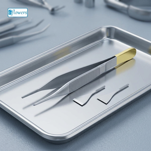 แหนบผ่าตัด Adson 0.5 มม. สแตนเลสสตีล สำหรับการผ่าตัดทั่วไป ได้รับการรับรองมาตรฐาน CE ระดับ I เครื่องมือผ่าตัดแบบใช้มือ ราคาขายส่ง - Product Image 2