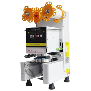 Machine de scellage automatique de gobelets en plastique 120MM pour l'industrie des boissons et des produits, 110/220V, longue durée de vie, nouveauté 2020 - Product Image 1