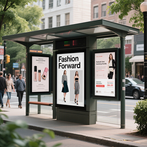 For Cosun Design Outdoor Smart <strong>Bus</strong> Shelter Station LED Display <strong>Board</strong> Small <strong>Bus</strong> Smart <strong>Advertising</strong> Station - Product Image 4