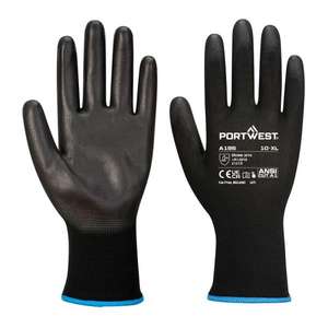 PORTWEST - A195K8RM Guante negro de poliuretano con pantalla táctil-GUANTES EAN 5036108381166 - Product Image 1