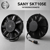 Ventilador de Condensador Sin Escobillas para SANY SKT105E, Ensamblaje 141502002230A019, Pieza de Repuesto para Ventilador de Refrigeración de Equipo Pesado, Venta al Por Mayor