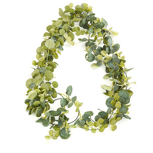 Guirlande <span class=keywords><strong>de</strong></span> feuilles d'eucalyptus <span class=keywords><strong>de</strong></span> 2 mètres, décoration suspendue pour mariage, fleurs artificielles, <span class=keywords><strong>chemin</strong></span> <span class=keywords><strong>de</strong></span> <span class=keywords><strong>table</strong></span> - Product Image 6