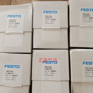 สวิตช์แรงดัน Festo รุ่น SDE5 D10 O Q6E P K 529027 พลาสติก SPDT สำหรับลม IP65 - Product Image 1