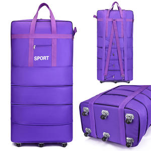 Sac de voyage extensible 22 <span class=keywords><strong>25</strong></span> 31 pouces, sac de transport pour l'enregistrement à l'aéroport, pliable, grande capacité, S M L, sac à dos extra large, <span class=keywords><strong>bagage</strong></span> de rangement avec roulettes - Product Image 2