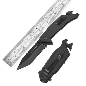 OEM low MOQ outdoor tactical survival camping hunting folding pocket knife