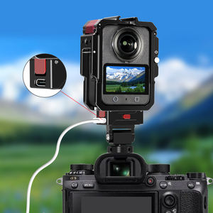 <span class=keywords><strong>Cage</strong></span> métallique multifonctionnelle universelle pour caméra DJI OSMO 360 avec montage 1/4\", support Arri Loc, griffe froide, déverrouillage rapide, base de <span class=keywords><strong>charge</strong></span> C-port - Product Image 1