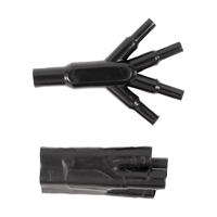 Tube de doigt thermorétractable 4 branches Bottes thermorétractables Manchons moulés thermorétractables pour la protection de l'emballage des câbles métalliques