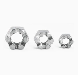 Prix usine OEM DIN935 Écrou à queue hexagonal rainuré en acier inoxydable zingué galvanisé - Product Image 4
