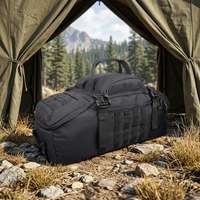 Sac à dos tactique et sac de sport - Grande capacité en polyester Oxford avec fermeture éclair 20-36L