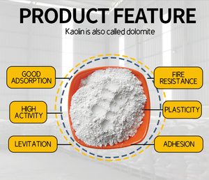 Chất Lượng Cao Độ Trắng 95 Calcined Cao Lanh 6000 Lưới Bột Tốt Cao Lanh Đất Sét Cho Mỹ Phẩm - Product Image 3