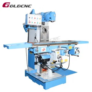 Latest vertical horizontal milling X6436 China universal knee type milling machine