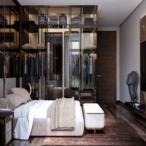 Armario de Almacenamiento Personalizado Europeo de Alta Gama, Muebles de Dormitorio, Armario Moderno para Dormitorio Principal - Product Image 1