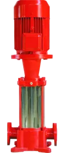 New Custom Design Red XBD-W-NFFDL Series Vertical Multistage Regulated Pressure Pump