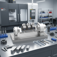 Étau de précision pneumatique CNC |   Étau universel auto-centrant |   Serrage de haute précision, précision de 0,005 mm |   Acier à outils |   Haute qualité