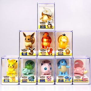 Figura de Acción Coleccionable de PVC de Pokémon: Squirtle, Charmander y Pikachu en Caja Sorpresa para Niños - Product Image 1