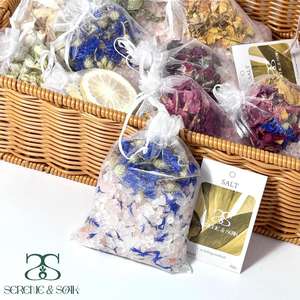 Sales <span class=keywords><strong>de</strong></span> Baño Exfoliantes <span class=keywords><strong>de</strong></span> Lavanda Natural del Himalaya <span class=keywords><strong>de</strong></span> Lujo, Marca S&Soak, Fabricación por Contrato (EM/ODM), Venta al por Mayor, con Flores Decorativas - Product Image 2