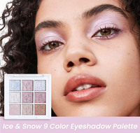 Miss Rose Palette de fards à paupières 9 couleurs Primer Vegan Cosmetics Luminous Satin Metallic Finish for Dark Skin Dry Eye Makeup Powder