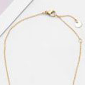 Collana con ciondolo Pesci 1,5 cm, catena in acciaio inossidabile placcato oro, gioiello classico da donna per tutti i giorni, idea regalo - Product Image 5