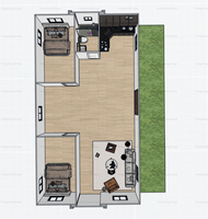 Casa Contenedor Solar Expandible de 30 pies con Diseño Personalizable, Garantía de 3 Años, Uso Residencial y Turístico