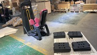 Machine d'abducteur/adducteur de hanche chargée par goupille intérieure et extérieure de cuisse d'utilisation commerciale de gymnase