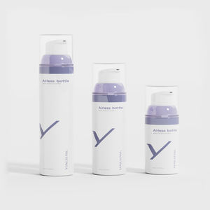 Luxus Kunststoff PP 30ml 50ml 75ml Airless <span class=keywords><strong>Pump</strong></span> flasche für Gesicht Augen creme Lotion <span class=keywords><strong>Shampoo</strong></span> Custom Logo Zylinder Kosmetik verpackung - Product Image 4