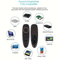 Remote Control Suara Air Mouse G10S Baru 2.4G Nirkabel dengan Giroskop dan Pembelajaran IR untuk H96 X96 X88 HK1 Android Media Player