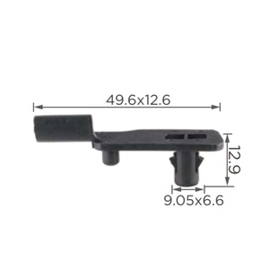 0ZA007 Direktverkauf ab Werk Schnellbefestigungen Auto-Clips Automotive <span class=keywords><strong>Clip</strong></span>-Halter Gummiabdeckung Rohr Aufhängung 
 Klemme - Product Image 2