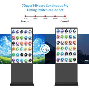 Reproductor de Video LCD para <span class=keywords><strong>TV</strong></span>, Kiosco Interactivo con Pantalla Táctil, Pantalla Publicitaria Vertical, Tótem de Señalización Digital para Centros Comerciales - Product Image 3