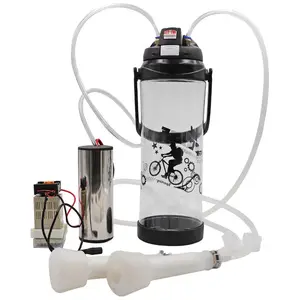 Domba Susu Portable Mesin Vacuum Pump Domba Kambing Susu Mesin Listrik Impuls Controller Tipe Payudara Pompa