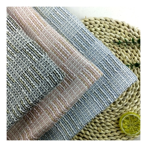 Chine fabricant en gros vérifier la conception 100% polyester tissé tweed <span class=keywords><strong>tissu</strong></span> pour pardessus femme - Product Image 1