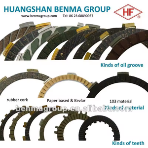 แผ่นคลัทช์สำหรับรถจักรยานยนต์ Karisma วัสดุยาง HF Benma LC135 T125 <span class=keywords><strong>125</strong></span> 125cc อะไหล่รถ - Product Image 6