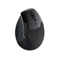 Souris verticale ergonomique Double Mode souris sans fil Retour en un clic Rechargeable Led Display Mouse pour PC Portable Home Office