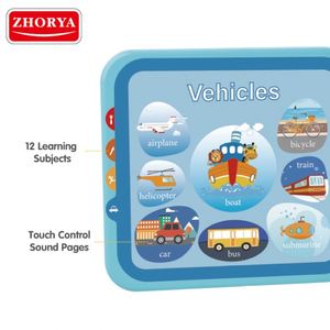 Zhorya 108 Mots en anglais, écran tactile, livres électroniques, machine d'apprentissage de l'anglais pour enfants - Product Image 4