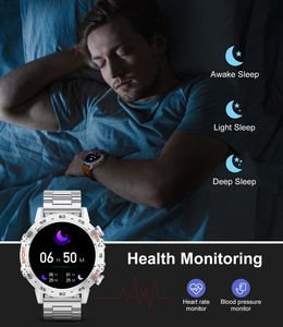 LIGE BW1846 (7 giorni) Smartwatch Android con batteria a lunga durata per uomo, risposta alle chiamate, lettore musicale, dispositivo indossabile, 2 cinturini - Product Image 5