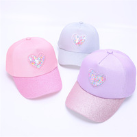 Gorra de Béisbol para Niños, Estilo 2026, con Diseño de Corazón, Protección Solar para el Verano, Gorra de Lengüeta de Pato para Bebés