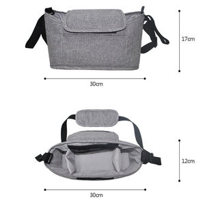 Bolsa de Transporte para Cochecito de Bebé con Bolsillos Aislantes, Bolsa de Pañales Impermeable de Viaje, <span class=keywords><strong>Organizador</strong></span> de Cochecito Ecológico de Alta Calidad, Bolsas para Cochecito - Product Image 5